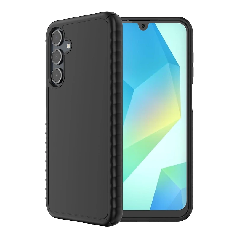 onn. Samsung Galaxy A16 5G Protective Gel Case with Corner Protection, Black