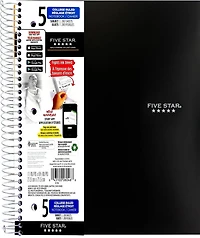 Five Star® 3 Subject Blue Notebook, Notebook