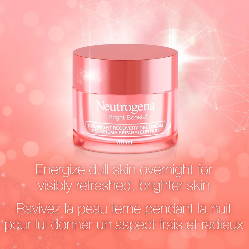 Neutrogena Bright Boost Gel-crème réparateur Nuit, 50 ml