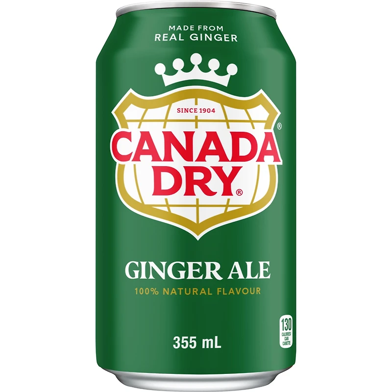 Canada Dry® Ginger Ale 355 mL Cans, 12 Pack, 12 x 355 mL
