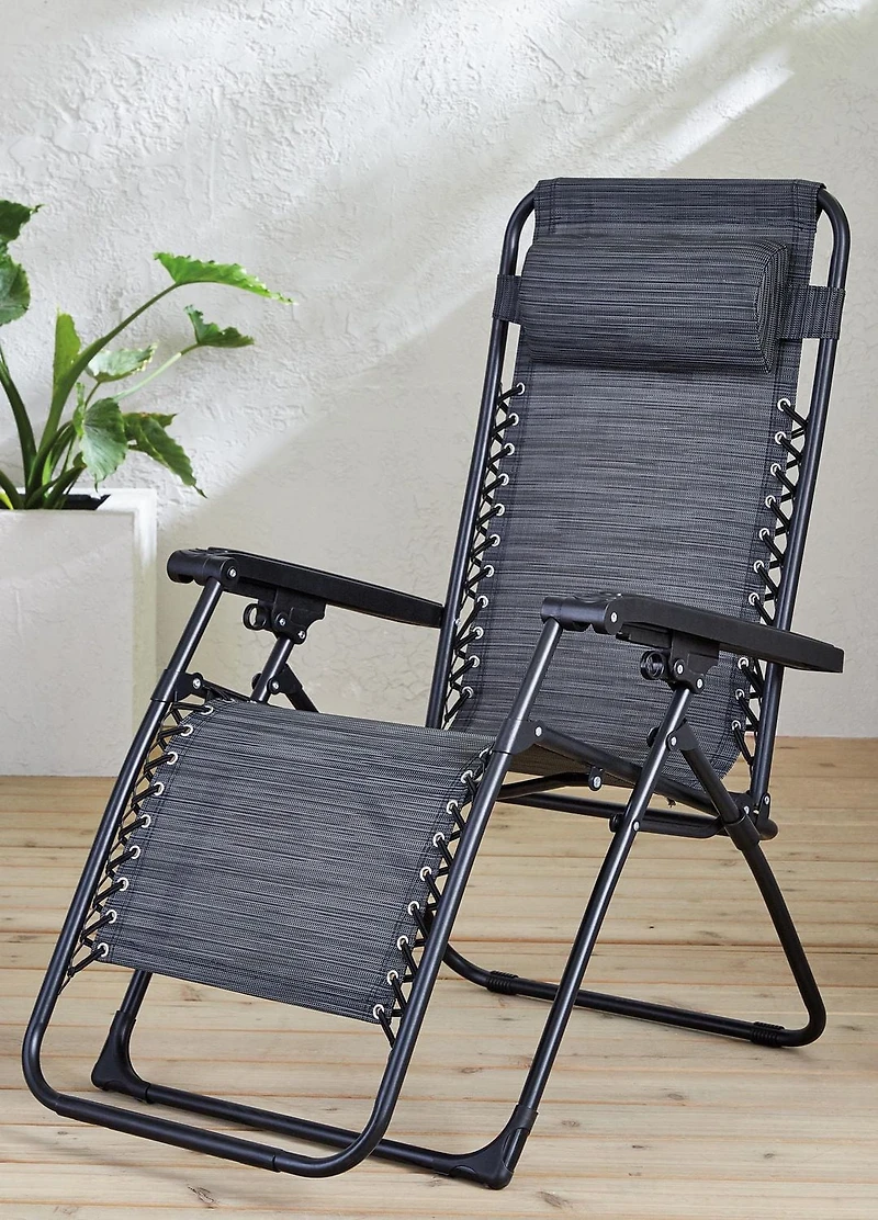 Chaise zéro gravité Mainstays Inclinaison réglable