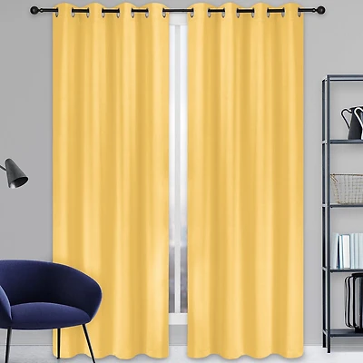 Safdie & Co. Curtain Total Blackout 54X84L Mustard