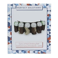 Perfect Solutions Ceinturon Pour 6 Boissons - Camo