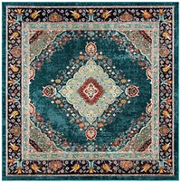 SAFAVIEH Madison Sonam Floral Bordered Area Rug
