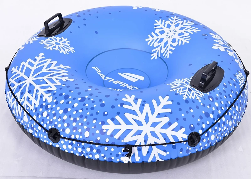 Pathfinder grand tube à neige gonflable résistant, 49 po unisexe flocon de neige pour les âges 14 ans +