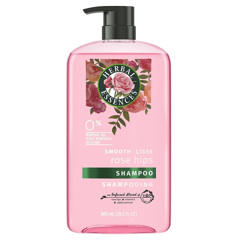 Herbal Essences Shampoing Lisse à l'Églantier 865 ml