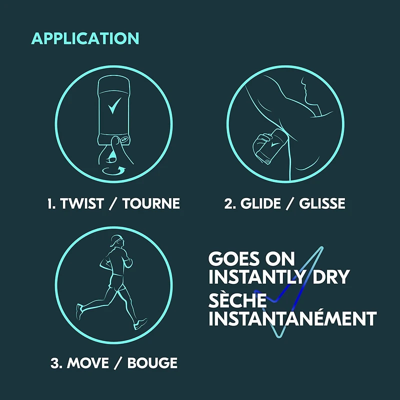 Désodorisant en bâton Degree Men Intense Sport Protection contre les odeurs pendant 48 heures pour hommes