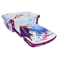 Marshmallow Furniture, Children's 2-in-1 Flip Open Foam Sofa, Sesame Street’s Elmo, by Spin Master