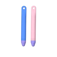 Stylets à pointe en caoutchouc pour enfants onn pour appareils à écran tactile, bleu et rose, lot de 2