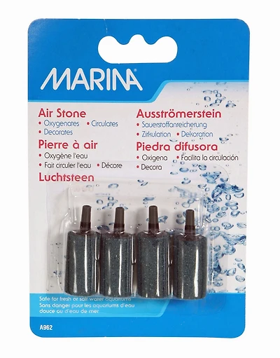 Pierres à air cylindriques Marina Paquet de 4