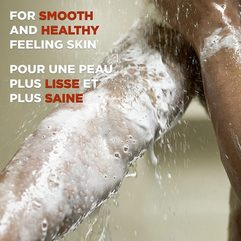 Gel douche pour réparer la peau sèche sous la douche, Dove Men+Care  Orange sanguine + Sauge avec des nettoyants et des hydratants à base de plante 532 ml Nettoyant Corporel