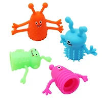 Marionnettes à doigts d’Halloween, 8 pièces, plastique souple, multicolores, pour 3 ans et plus, jouets fantaisie et gadgets, par Way to Celebrate