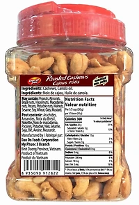 Dan D Pak Cajous rôtis non sales Poids Net: 500g