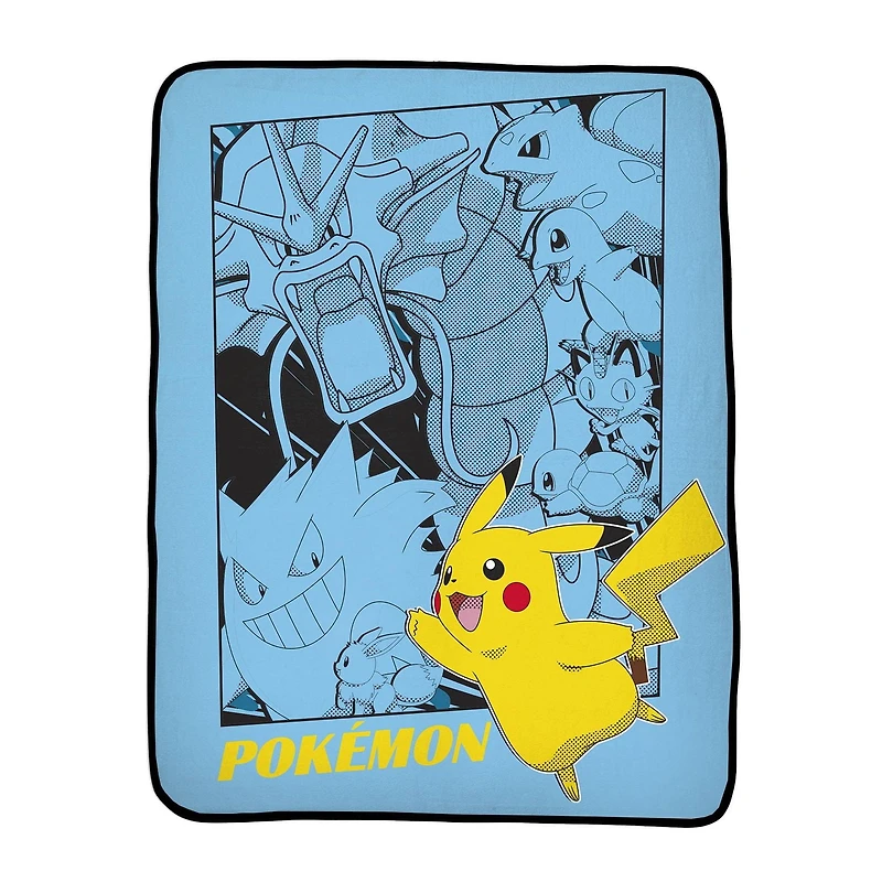 Pokemon "Blue Pikachu" Silk Touch Throw