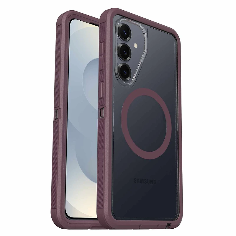 OtterBox Defender Pro XT Clear Case w/Magnets Purple Mystery for Samsung Galaxy S26