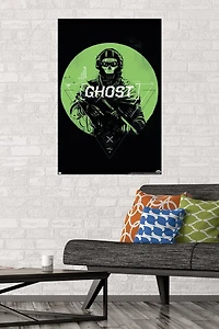 Call of Duty: Modern Warfare 2 - Ghost Emblem Wall Poster, 22.375" x 34"