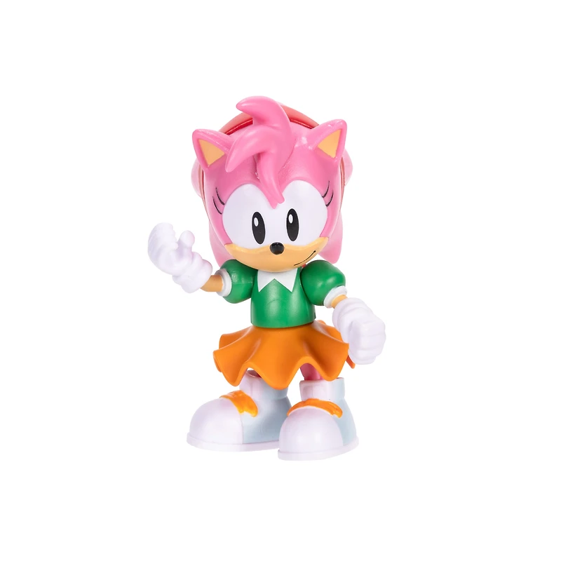 Figurine 4 pouces Sonic le Hérisson – Amy classique avec Super anneau 