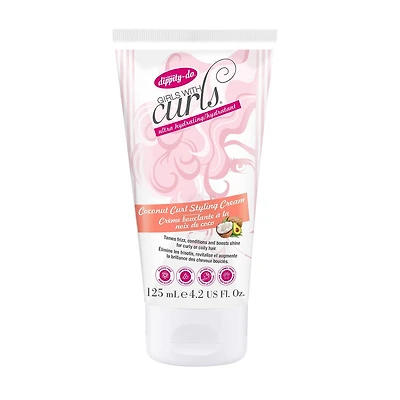 Crème bouclante à la noix de coco ultra-hydratante – Dompte les frisottis, revitalise et augmente le lustre – Convient aux cheveux colorés; sans sulfate et avec ingrédients naturels – Pour cheveux fri 125ml, coco, d’olive & d’argan