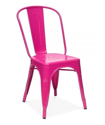 Chaise rose foncée Roch de Plata Décor Import