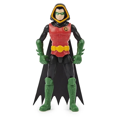 Batman 4-inch Robin Action Figure with 3 Mystery Accessories, Mission 1
