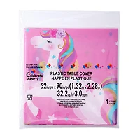 Unicorn Tablecloth, Unicorn plastic tablecloth