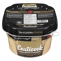 Crème glacée Coaticook La Gourmande tire et pépites d'érable sans arachides, sans gluten Coat Tire d'erable