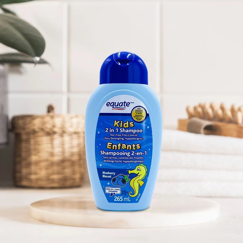 Shampoing et après-shampoing 2 en 1 Equate Kids à la myrtille, 265 ml 265ML
