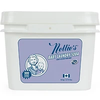 Lessive pour bébé Nellie's Baby Soda, 500 lavages, 8 kg, sans parfum