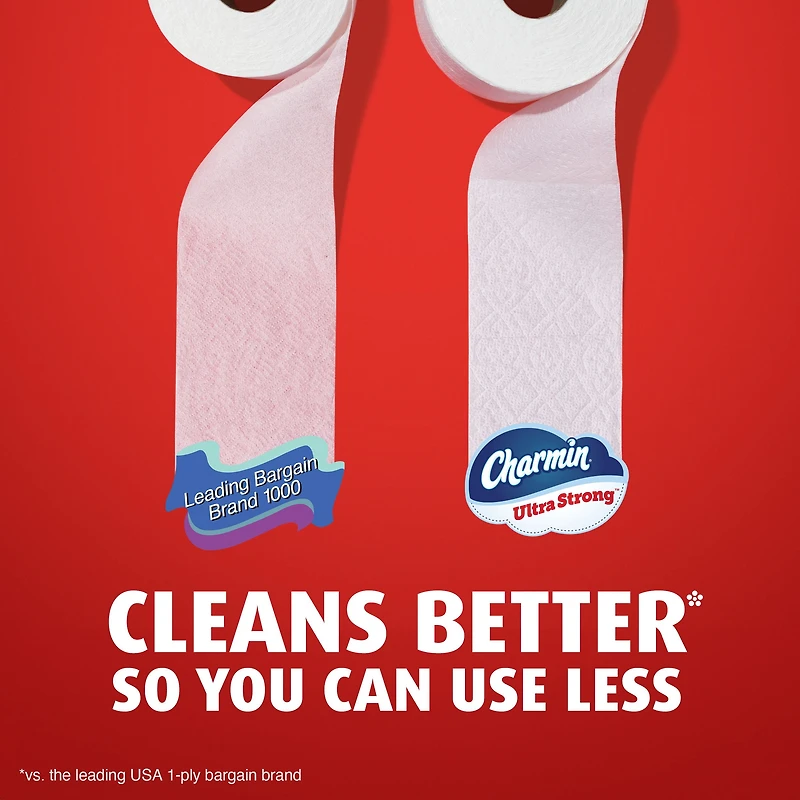 Papier hygiénique Charmin Ultra Résistant, 30 rouleaux triples = 90 rouleaux réguliers, papier hygiénique à 2 épaisseurs 30CT