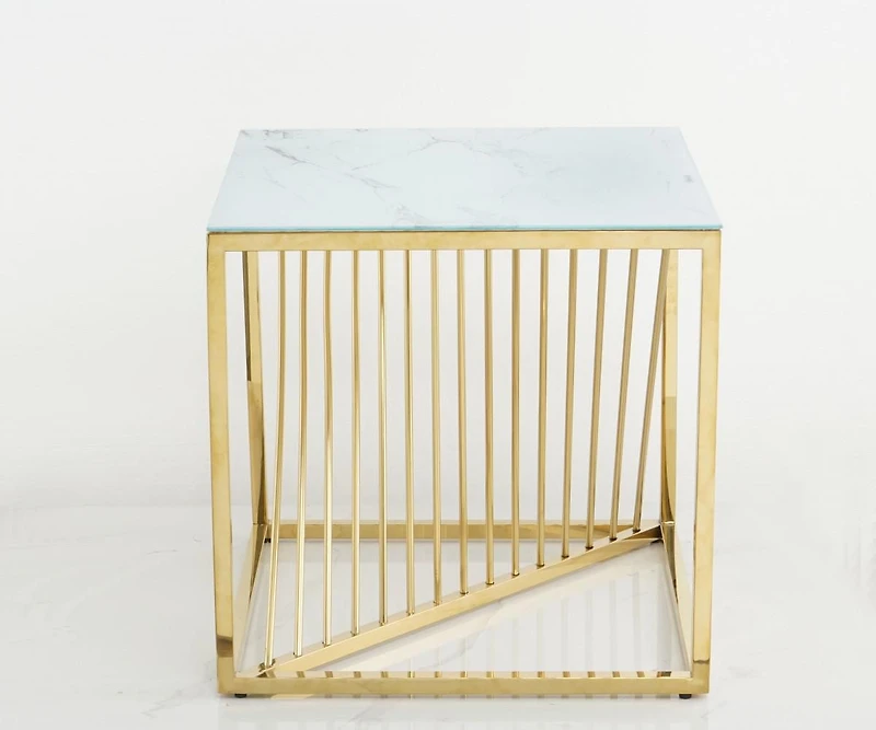 Kingston Side Table, Gold