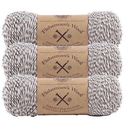 Fil Lion Brand Fishermen's Wool #4 Moyen Fil de Laine 227g / 425m 3-Paquet