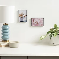 Slimline 4x6 2pk Black Tabletop Picture Frame Set
