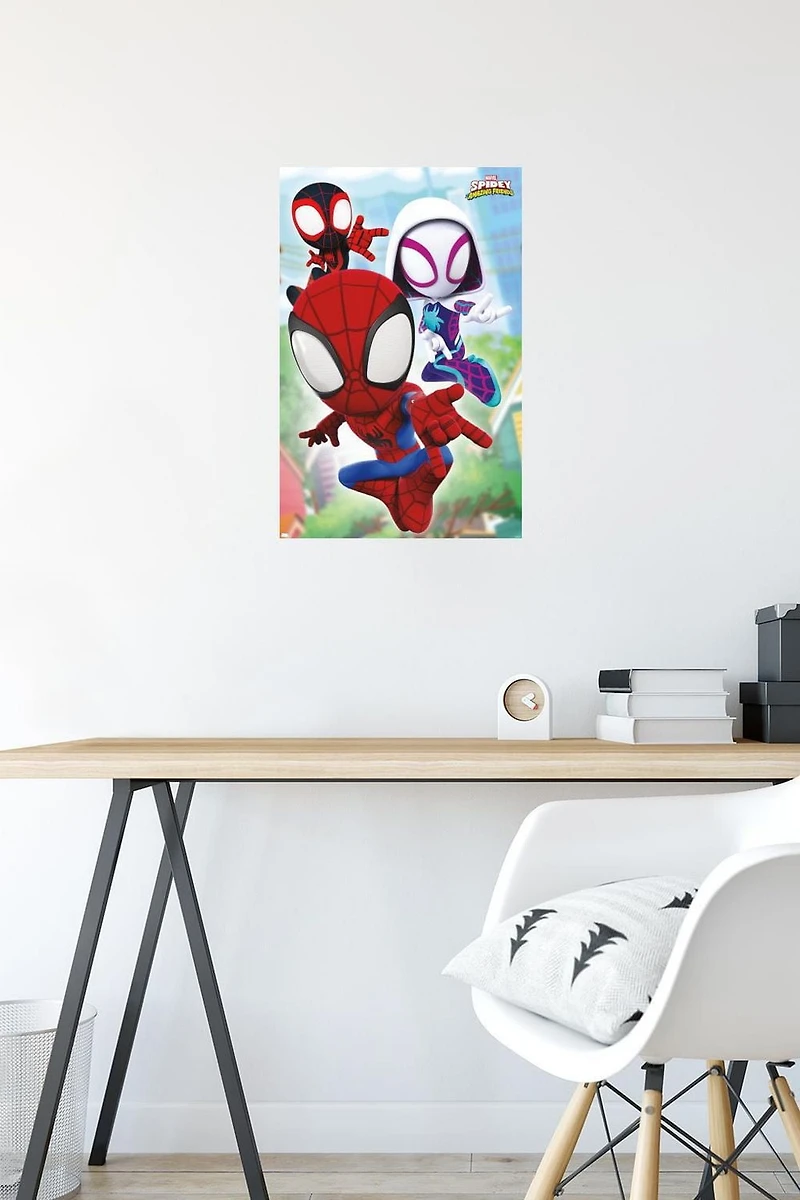 Marvel Spidey and His Amazing Friends - Webs Wall Poster, 22.375" x 34"