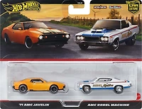 Hot Wheels-Car Culture-Coffret Premium 2 véhicules, 71 AMC Javelin