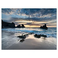 Designart Belle baie de Porthcothan Art mural sur toile