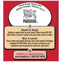 Minibarres NESTLÉ® KITKAT®, sachet de 380 g 380 GR