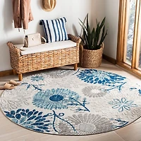 Safavieh Cabana Garnet Floral Outdoor Area Rug