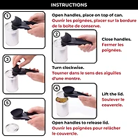 Starfrit Ouvre-boîte Mightican avec poignée confort, Sauge H-STARFRIT MIGHTICAN SAUGE