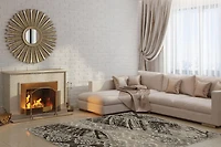 Tapis Bijou Ybor marron de 8 pi x 10 pi 4 po