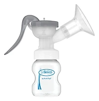 Dr. Brown's® Manual Breast Pump with SoftShape Silicone Shields and Anti-Colic Baby Bottle, 5 oz/150 ml