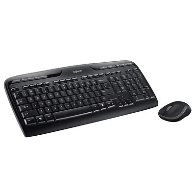 Clavier et souris sans fil MK320 de Logitech en noir (Anglais)
