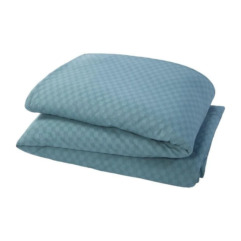 BH&G 3PC COMFORTER SET FULL QUEEN NIMBUS BLUE, 1 Comforter 2 Sham