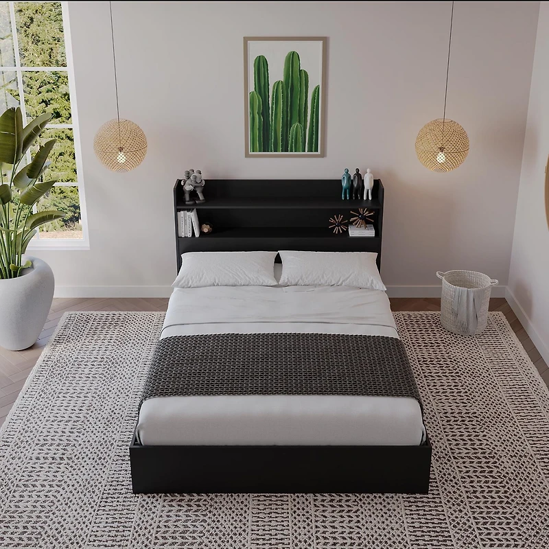 Nexera Hunter Platform Bed with Headboard