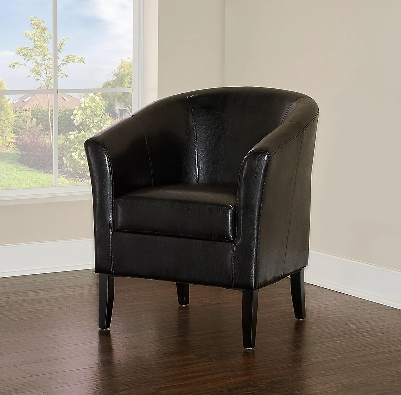 Finn Noir Fauteuil Club