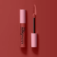 NYX PROFESSIONAL MAKEUP, Rouge à lèvres liquide Lip Lingerie XXL, Fini Mat, Formule végane - TURN ON (Pêche chaîr) Rouge à lèvres liquide