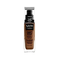 NYX Professional Makeup Can't Stop Won't Stop Fond de teint couvrance Totale, 30 mL Fond de Teint