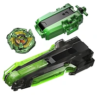 Beyblade X Deluxe String Launcher, Custom Grip & Top Set