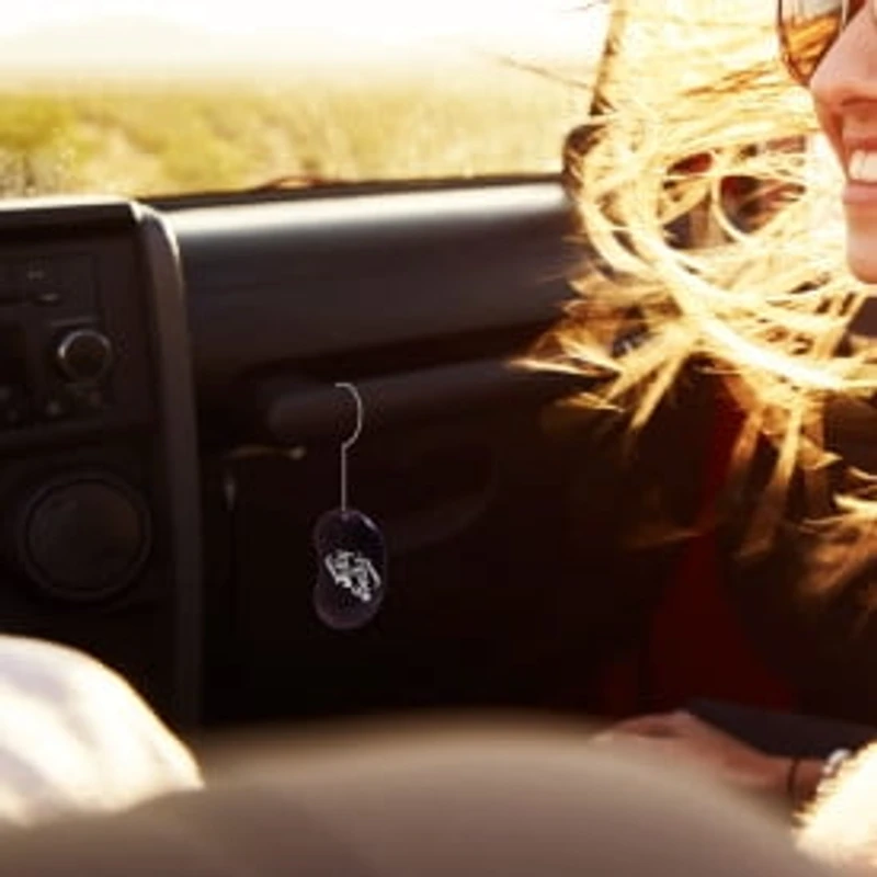 Jelly Belly Hanging Gel Car Air Freshener (Island Punch Scent, 1 Pack), Hanging Gel Car Air Freshener