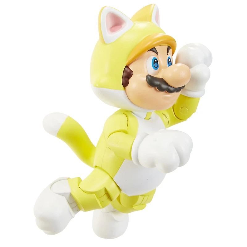 Figurine Mario le chat du Monde de Nintendo de 4 po