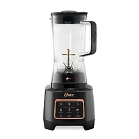 Oster Extreme Mix Blender, 1500 Watt High Speed Blender with 10-Point Blade, 8-Cup Kitchen Blender with Auto Programs